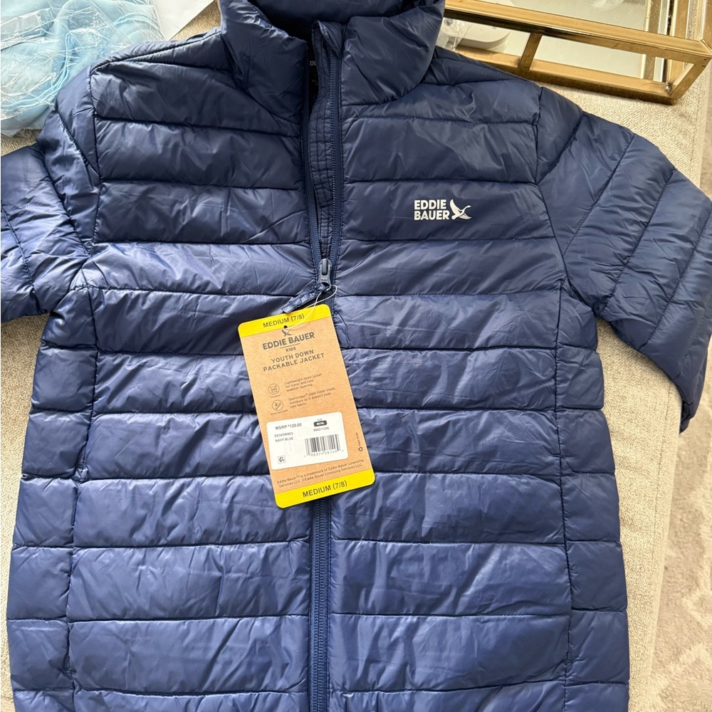Eddie Bauer Kids Puffer Jacket - Deep Blue